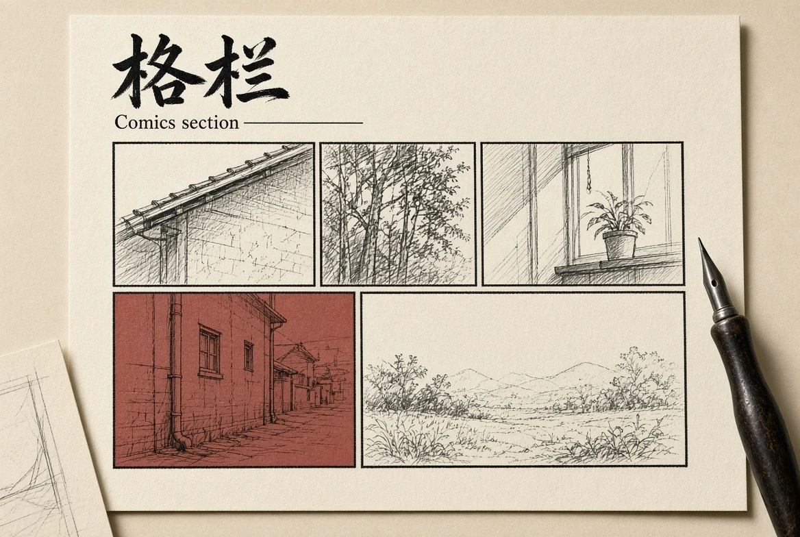 格栏分镜观察